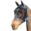 Hy Equestrian Mesh Half Mask without Ears - Black/Palace Blue